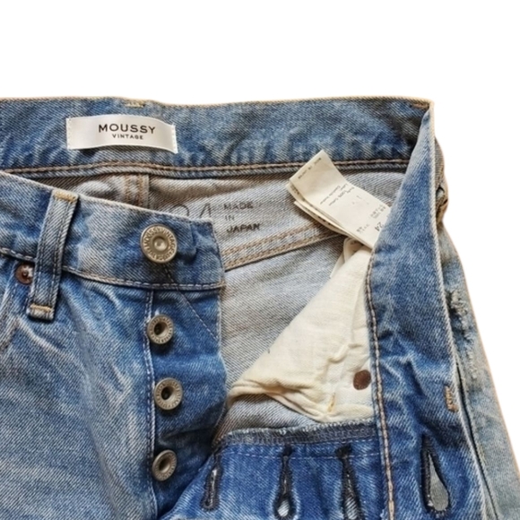 MOUSSY‎ MAY TAPERED DISTRESSED JEANS - Picture 4 of 12